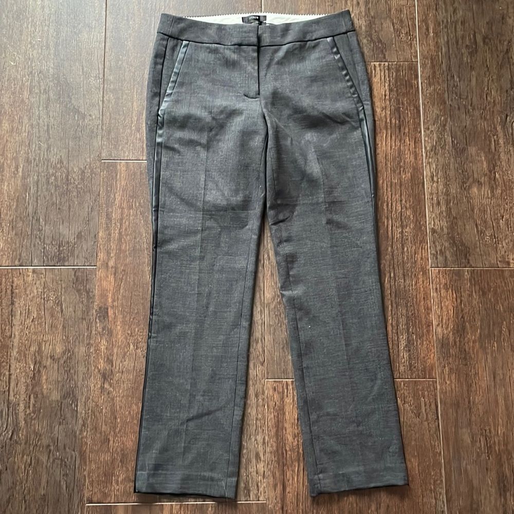 J. Crew Gray and Black Campbell Pants